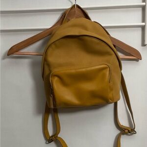 Mustard Yellow Backpack